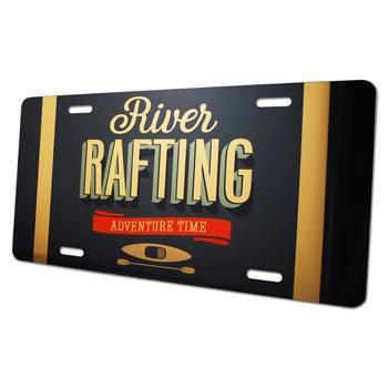 Gold License Plate Image